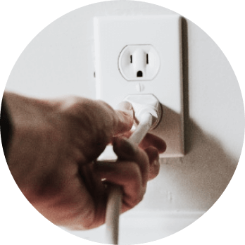 写真：コンセント