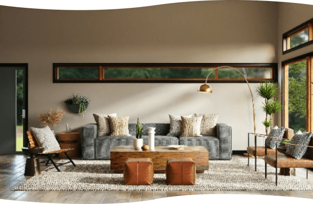 ソファーが置いてある部屋の写真3